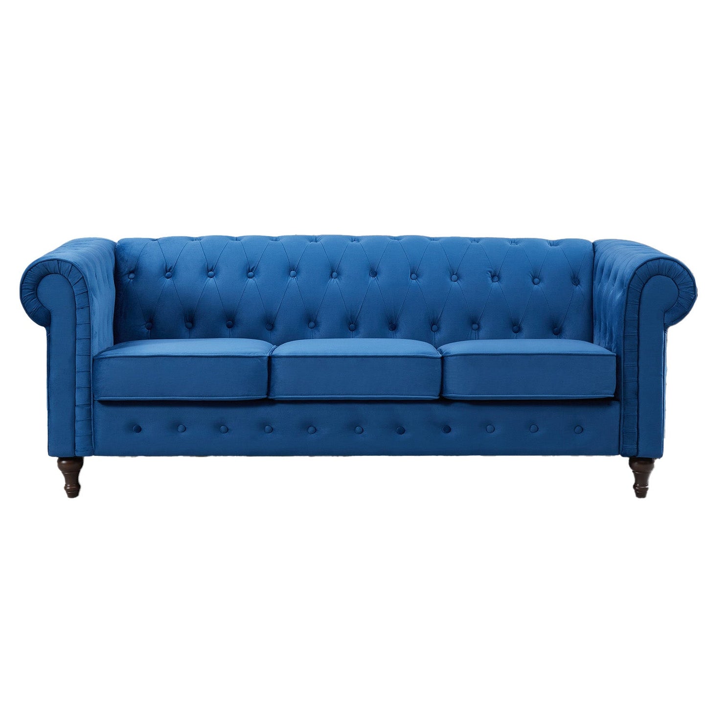 Velvet Chesterfield 3-Seater Sofa – Available in 5 Colours