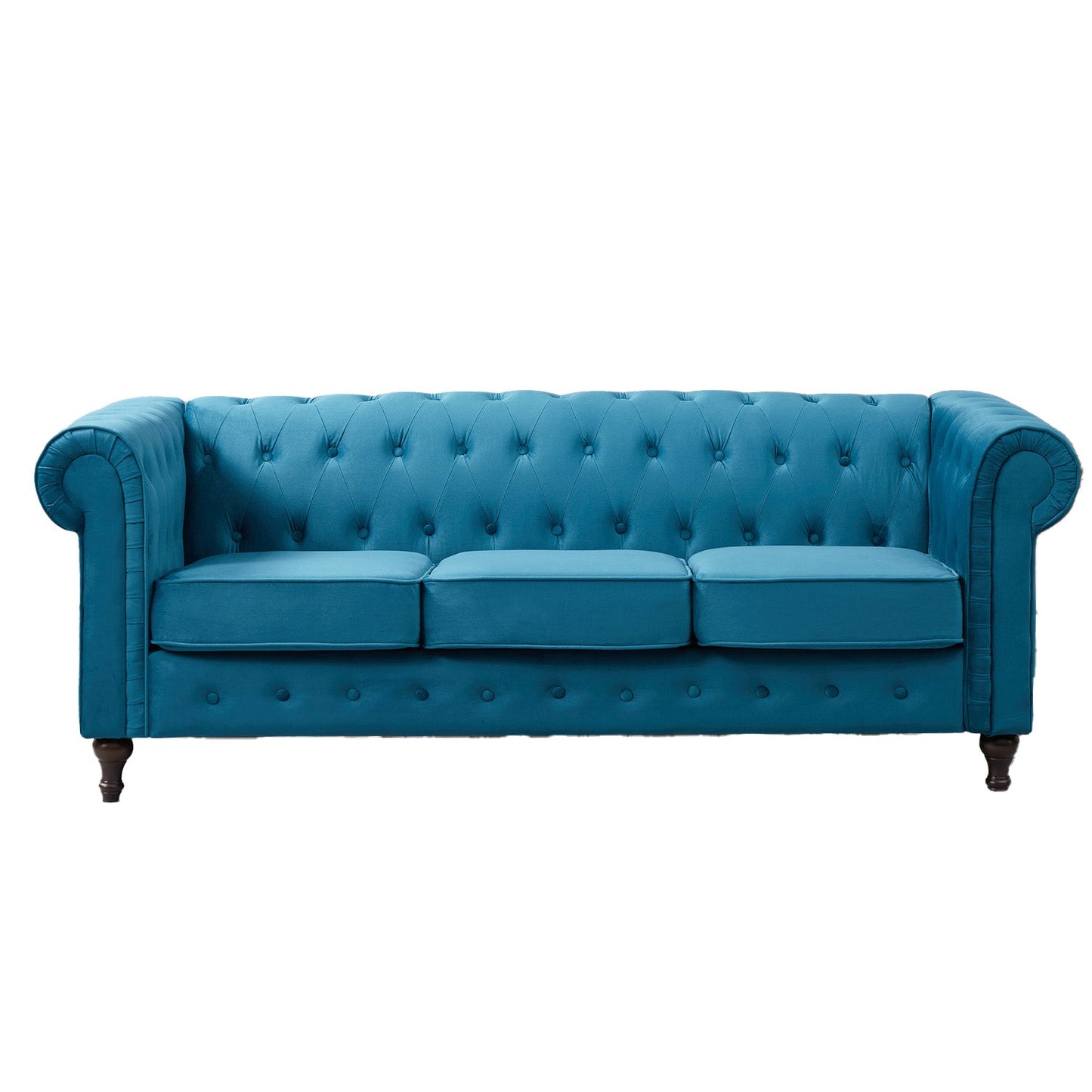 Velvet Chesterfield 3-Seater Sofa – Available in 5 Colours
