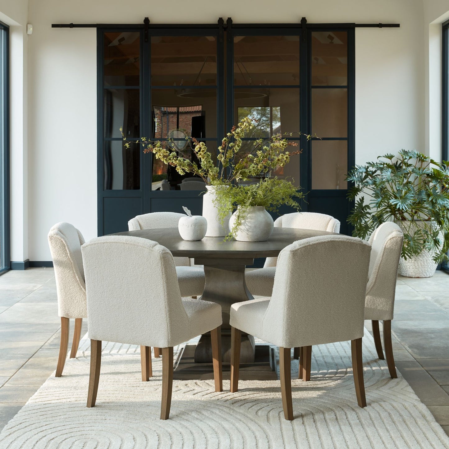 Compton Boucle Dining Chair - Elegant Home Decor by Maison Alera