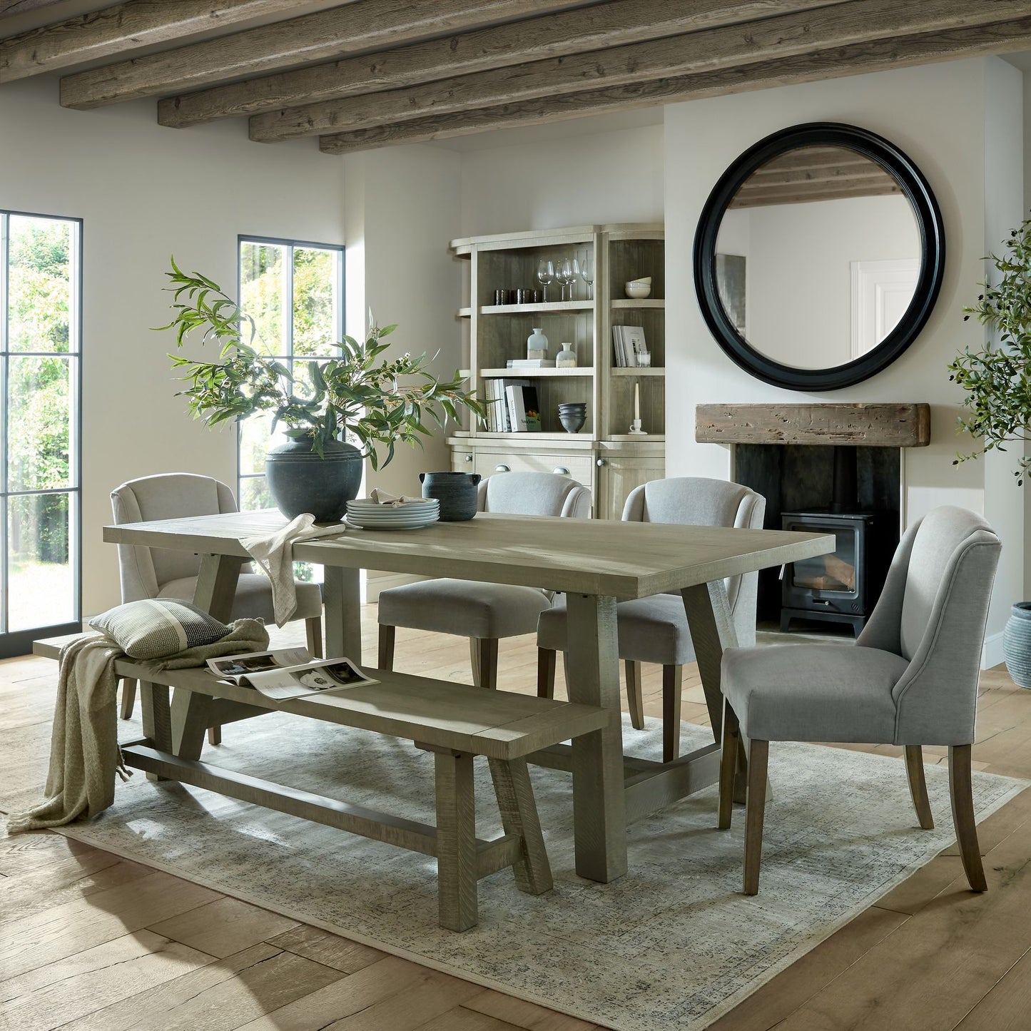 Compton Grey Dining Chair - Elegant Home Decor by Maison Alera
