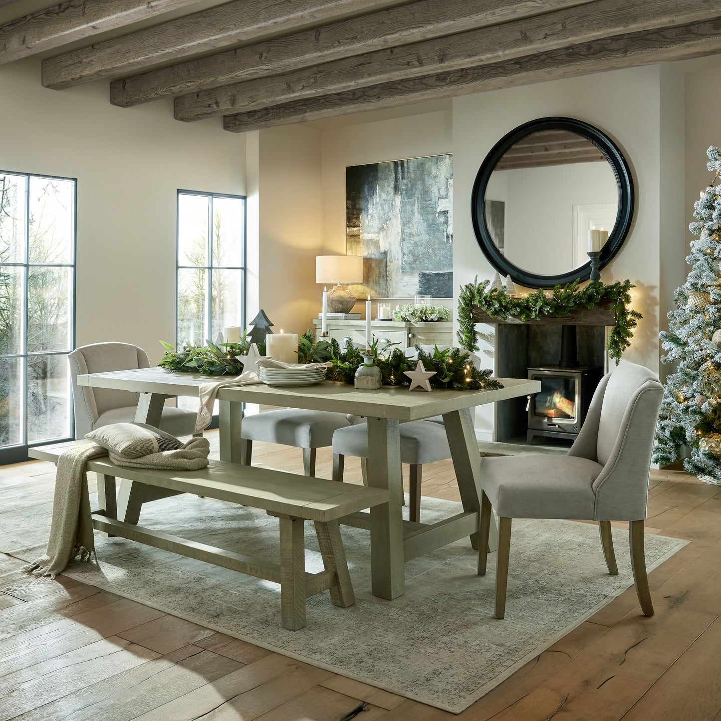 Compton Grey Dining Chair - Elegant Home Decor by Maison Alera