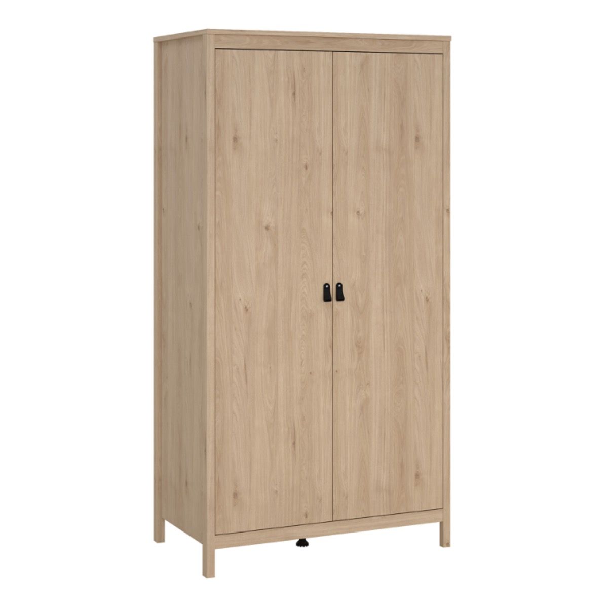 Barcelona 3-Piece Bedroom Furniture Set – Jackson Hickory Oak | Wardrobe, Chest & Bedside Table