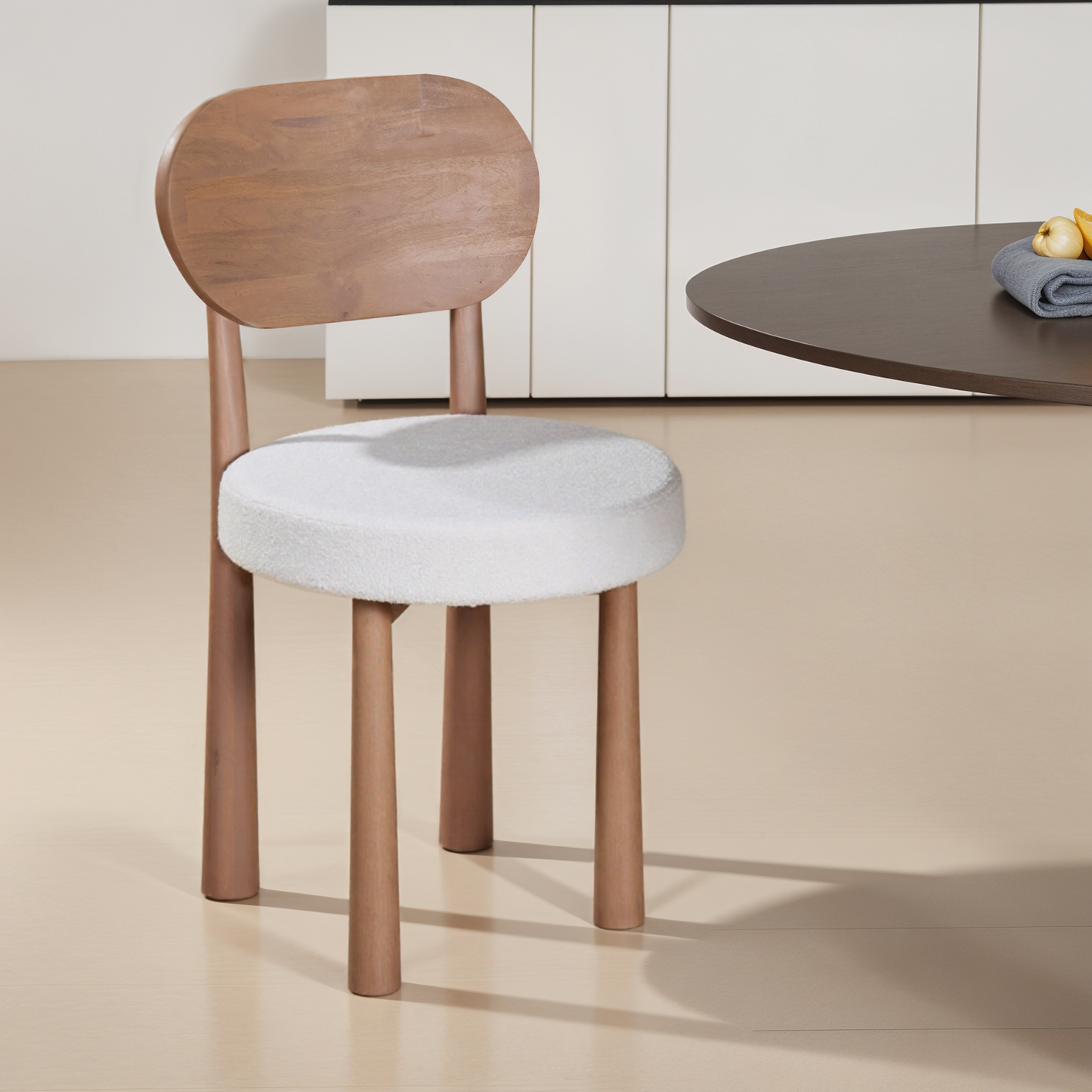 Indus Solid Mango Wood Dining Chairs – Set of 2