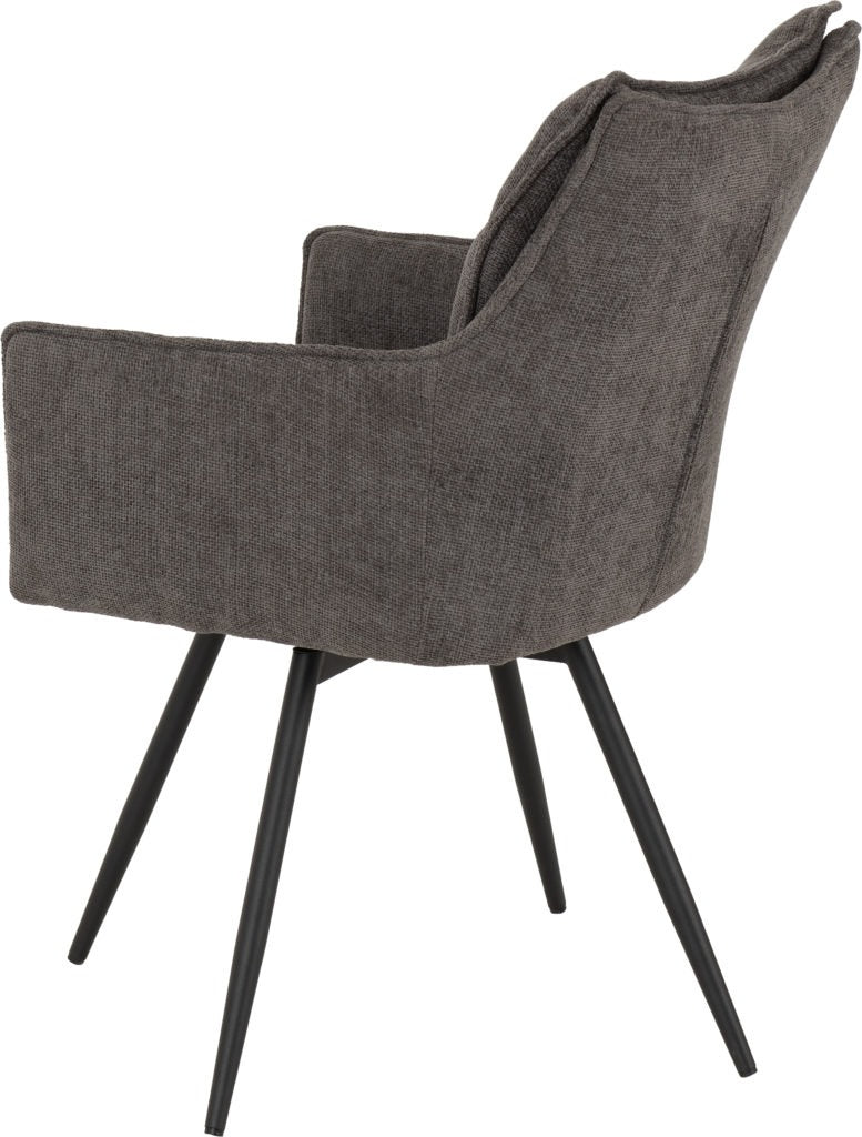 Lewis Carver Swivel Dining Chairs – Set of 2