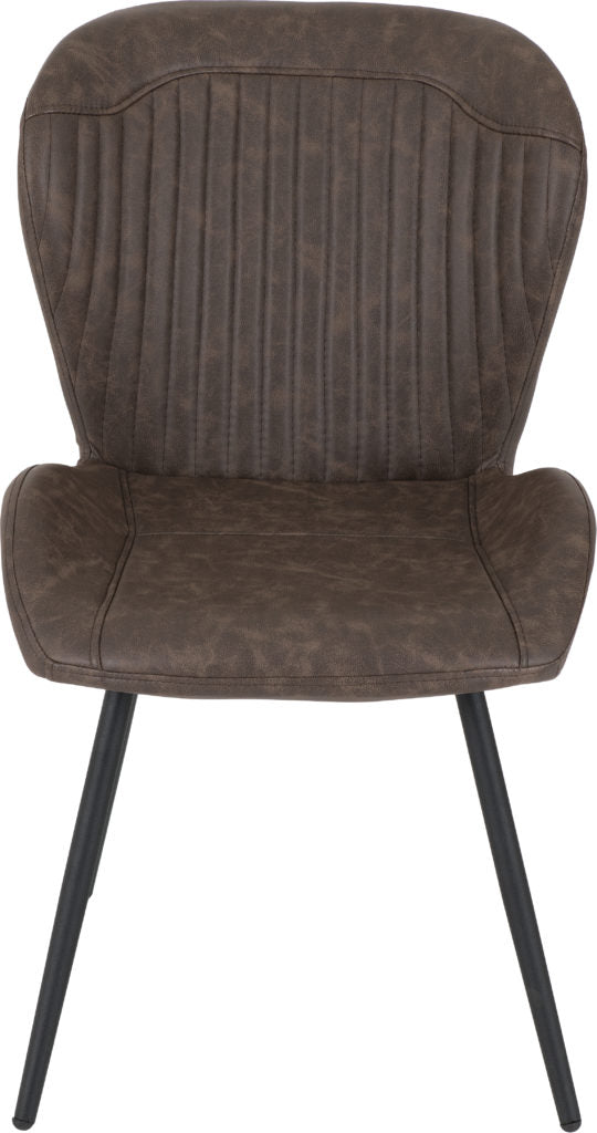 Quebec Faux Leather Dining Chairs – Set of 4