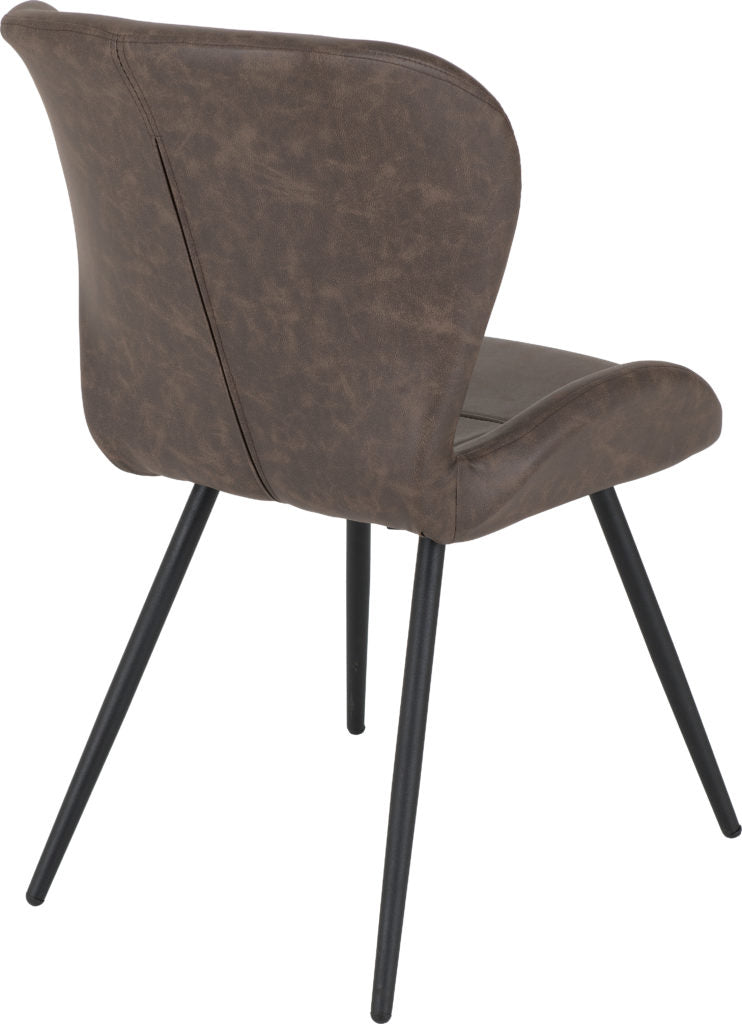Quebec Faux Leather Dining Chairs – Set of 4