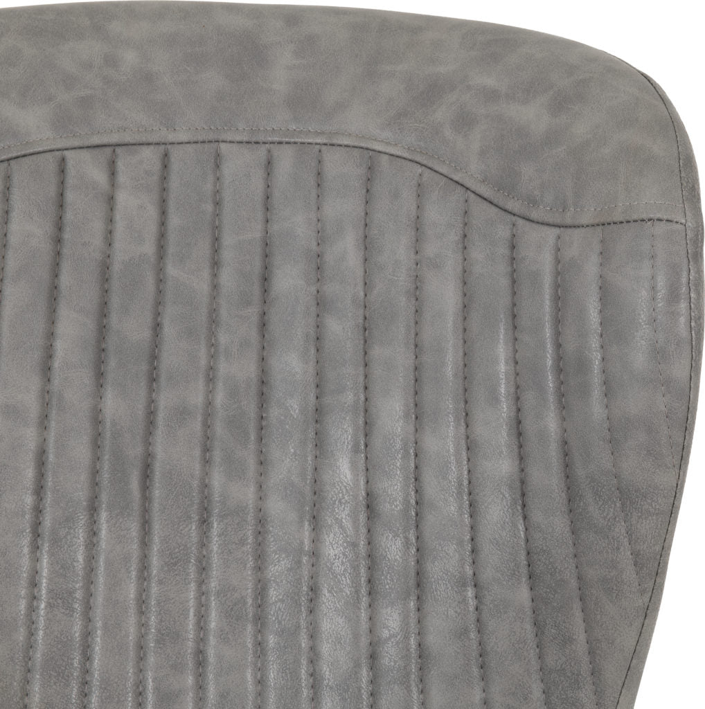 Quebec Faux Leather Dining Chairs – Set of 4