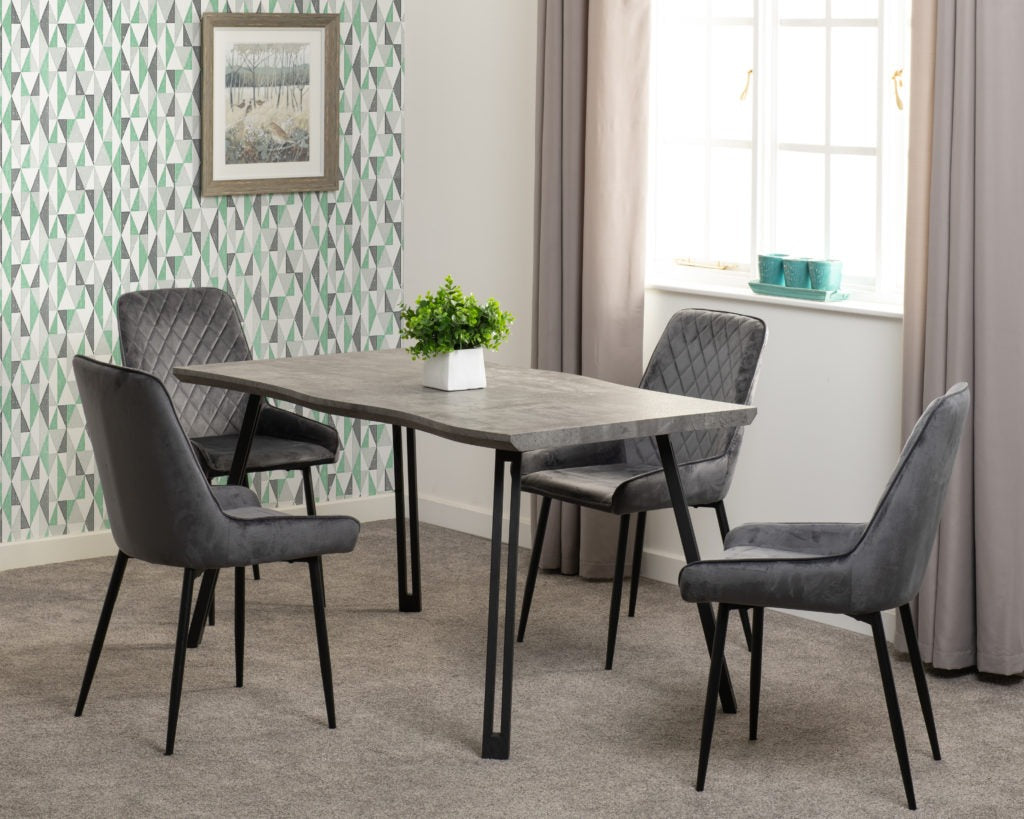 Avery Velvet Dining Chairs – Set of 2