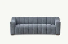 Aluxo Astoria 3 Seater Sofa – Iron Bouclé Upholstery | Modern Chesterfield Style