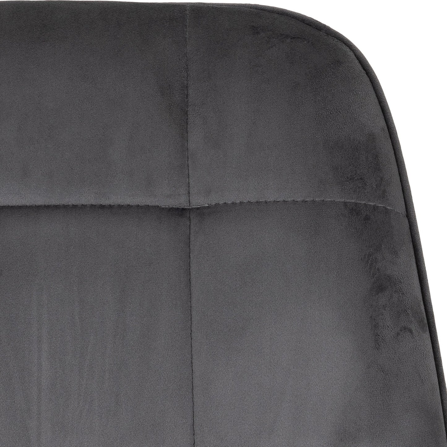 Close-up of a dark gray fabric surface with a subtle texture.
