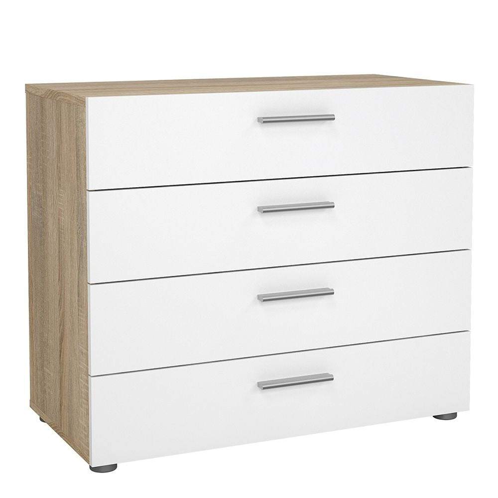 Pepe 3-Piece Bedroom Set in Oak & White High Gloss