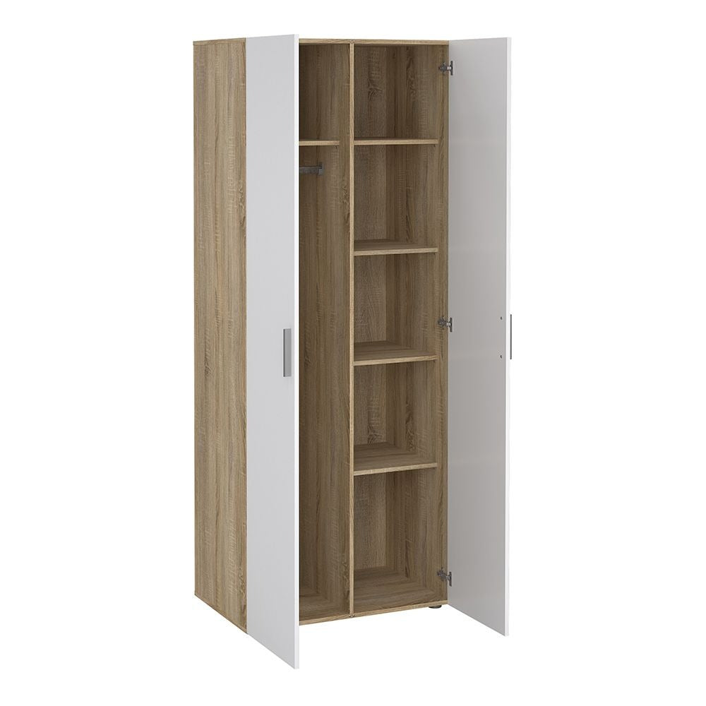 Pepe 3-Piece Bedroom Set in Oak & White High Gloss