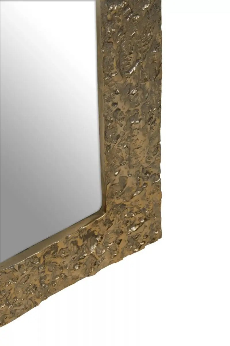 Akola Gold Textured Wall Mirror