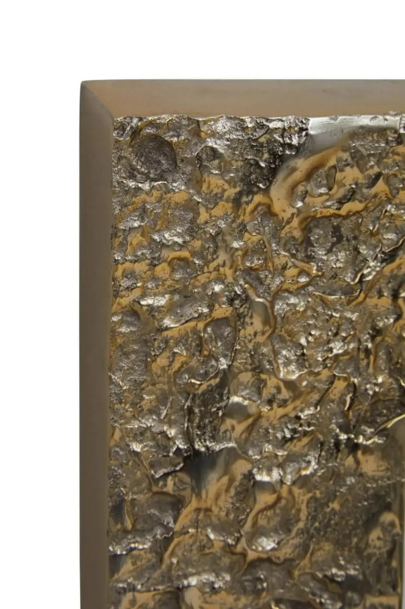 Akola Gold Textured Wall Mirror