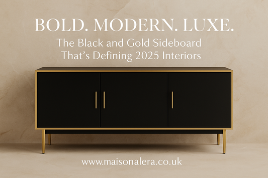 Why the Black and Gold Sideboard Is the Luxury Statement Your Home Needs in 2025