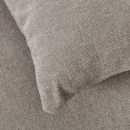 Vesper Taupe Cushion Back 3-Seater Sofa – Contemporary Lounge Seating