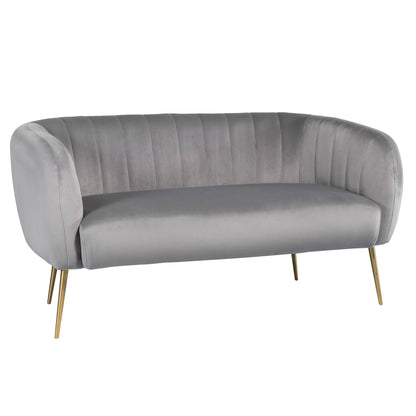 Modern Velvet 2-Seater Sofa – Available in 7 Different Colours