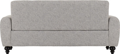 Chester 3+2 Seater Sofa Suite in Light Grey Fabric