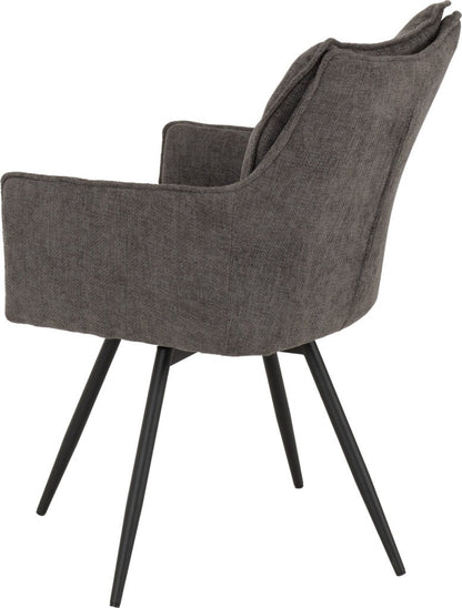 Lewis Carver Swivel Dining Chairs – Set of 2
