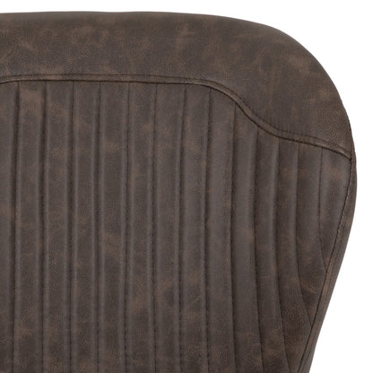 Quebec Faux Leather Dining Chairs – Set of 4