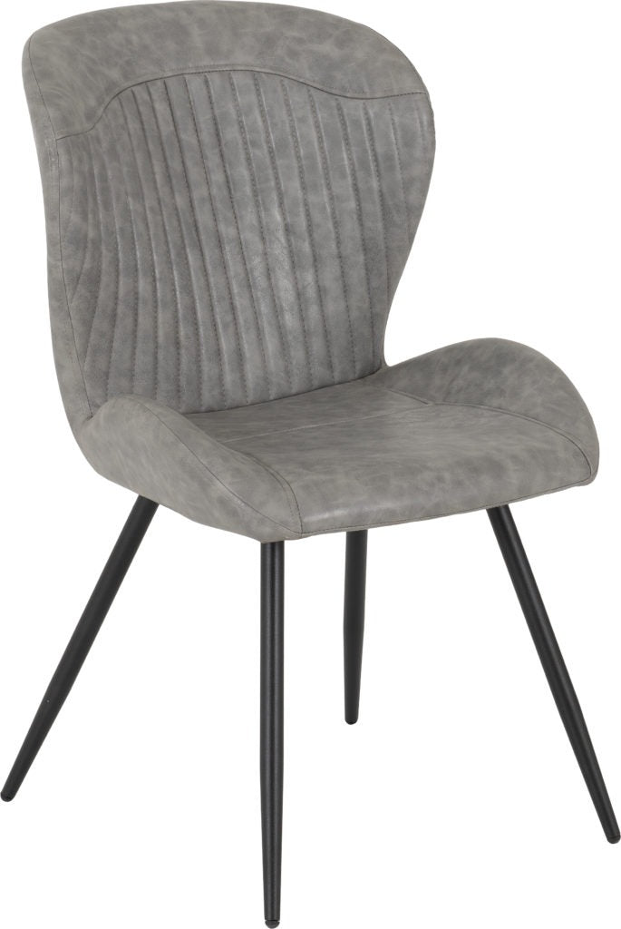 Quebec Faux Leather Dining Chairs – Set of 4