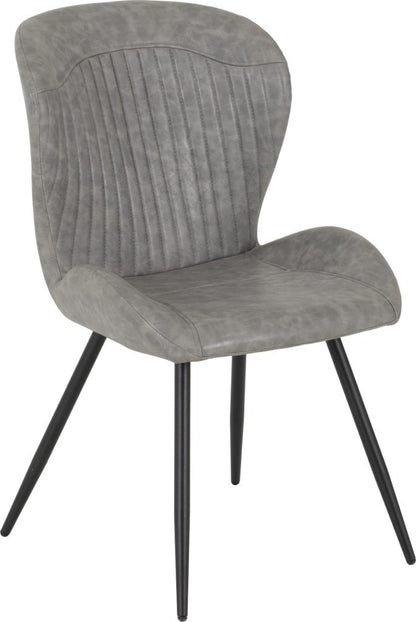 Quebec Faux Leather Dining Chairs – Set of 4
