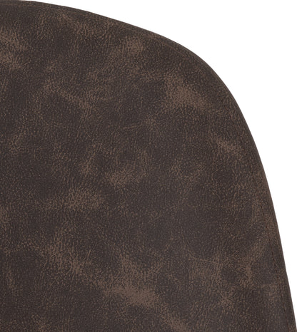 Close-up of brown leather texture