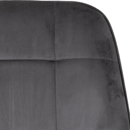 Close-up of a dark gray fabric surface with a subtle texture.