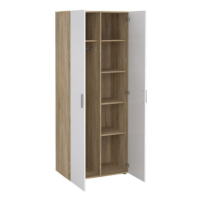 Pepe 3-Piece Bedroom Set in Oak & White High Gloss